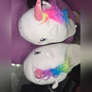 Unicorn Slippers Sz S 5/6 New